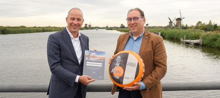 Zuivelfabriek De Graafstroom ook komende vijf jaar hoofdsponsor Werelderfgoed Kinderdijk