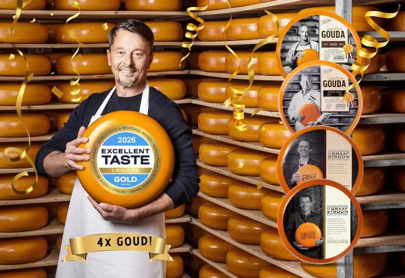 4 out of 4: Gold at the Excellent Taste Awards